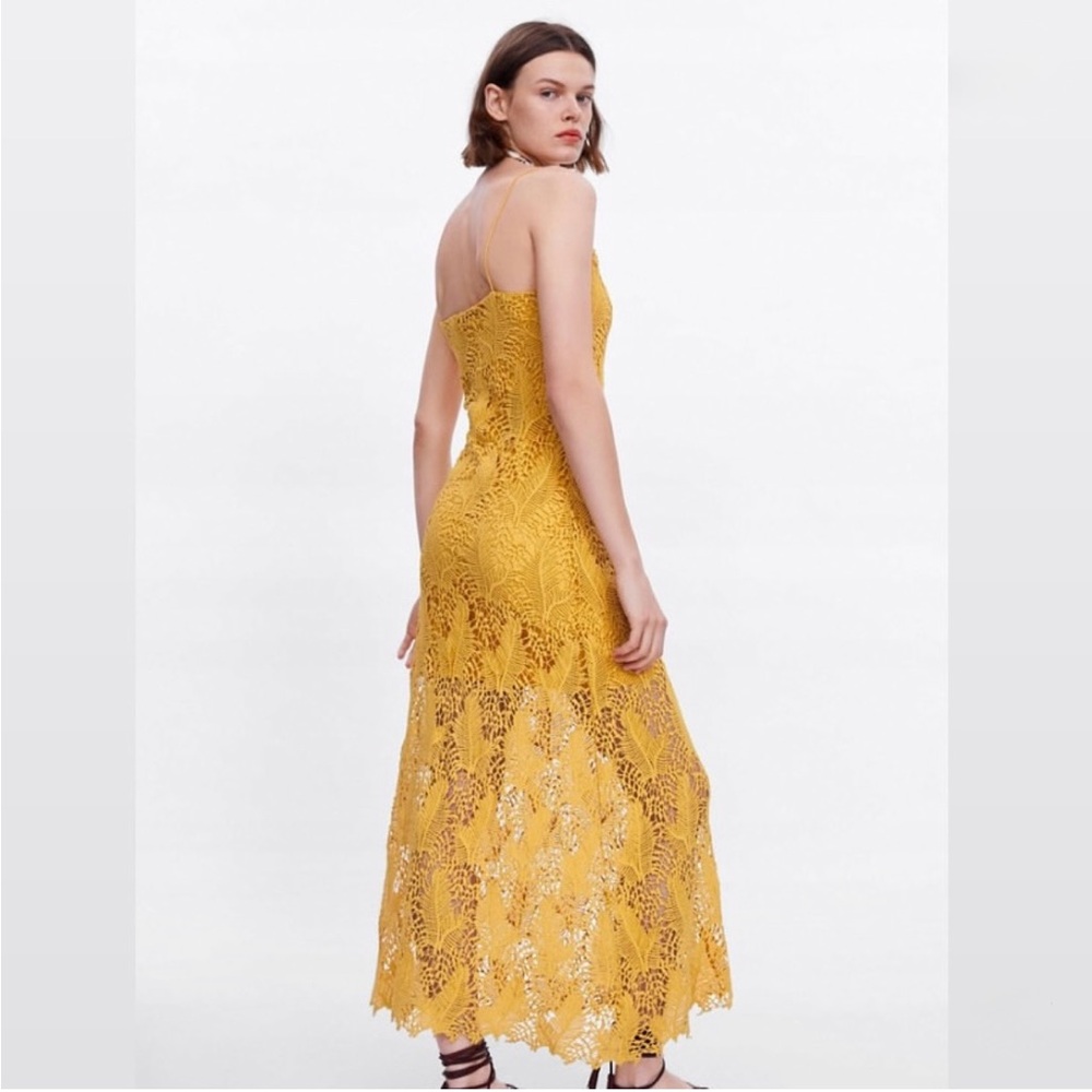 Zara Yellow Maxi Dress